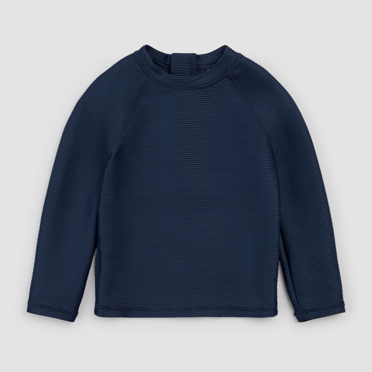 Dress Blue Ribbed Long-Sleeve Rashguard – miles the label