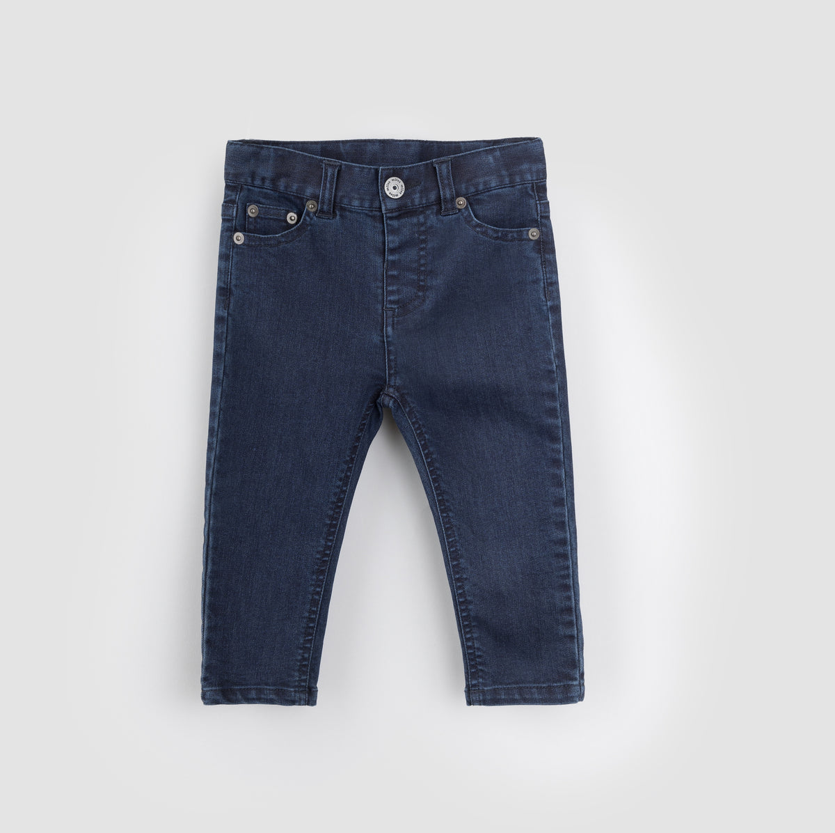 Indigo Eco-Stretch Baby Jeggings by miles the label. – Pi Baby Boutique