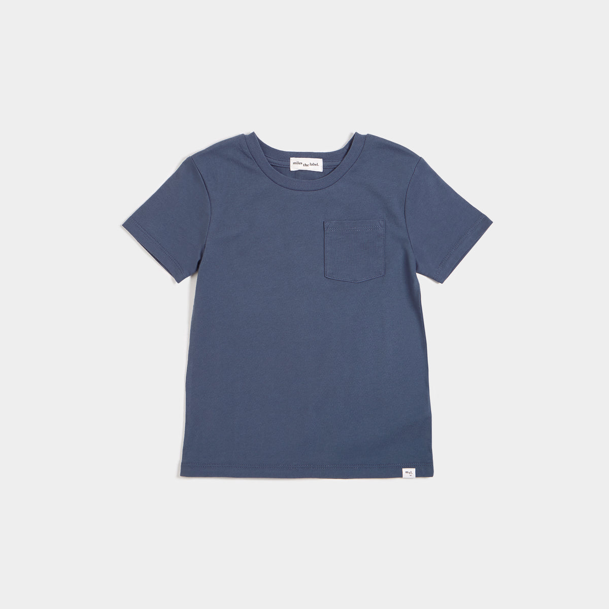 Miles Basics Vintage Blue T-Shirt – miles the label