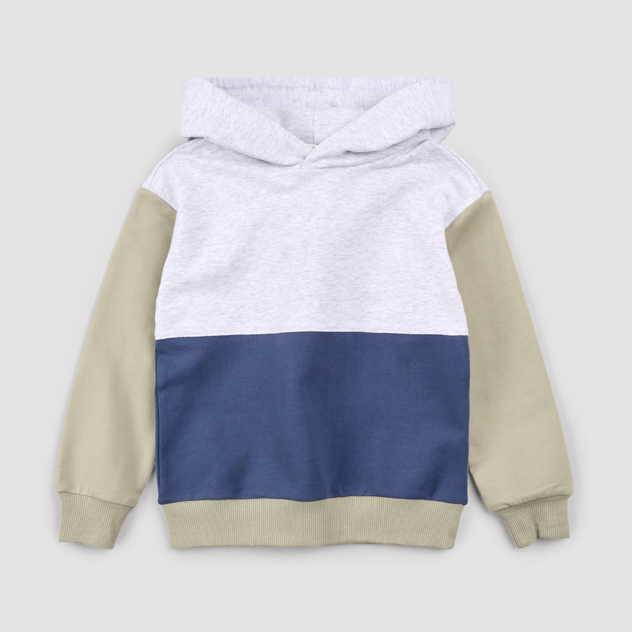 Miles Blue Color Block Hoodie – miles the label