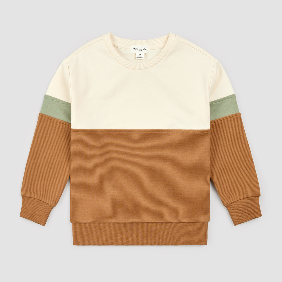 Sienna Ottoman Color Block Sweatshirt – miles the label