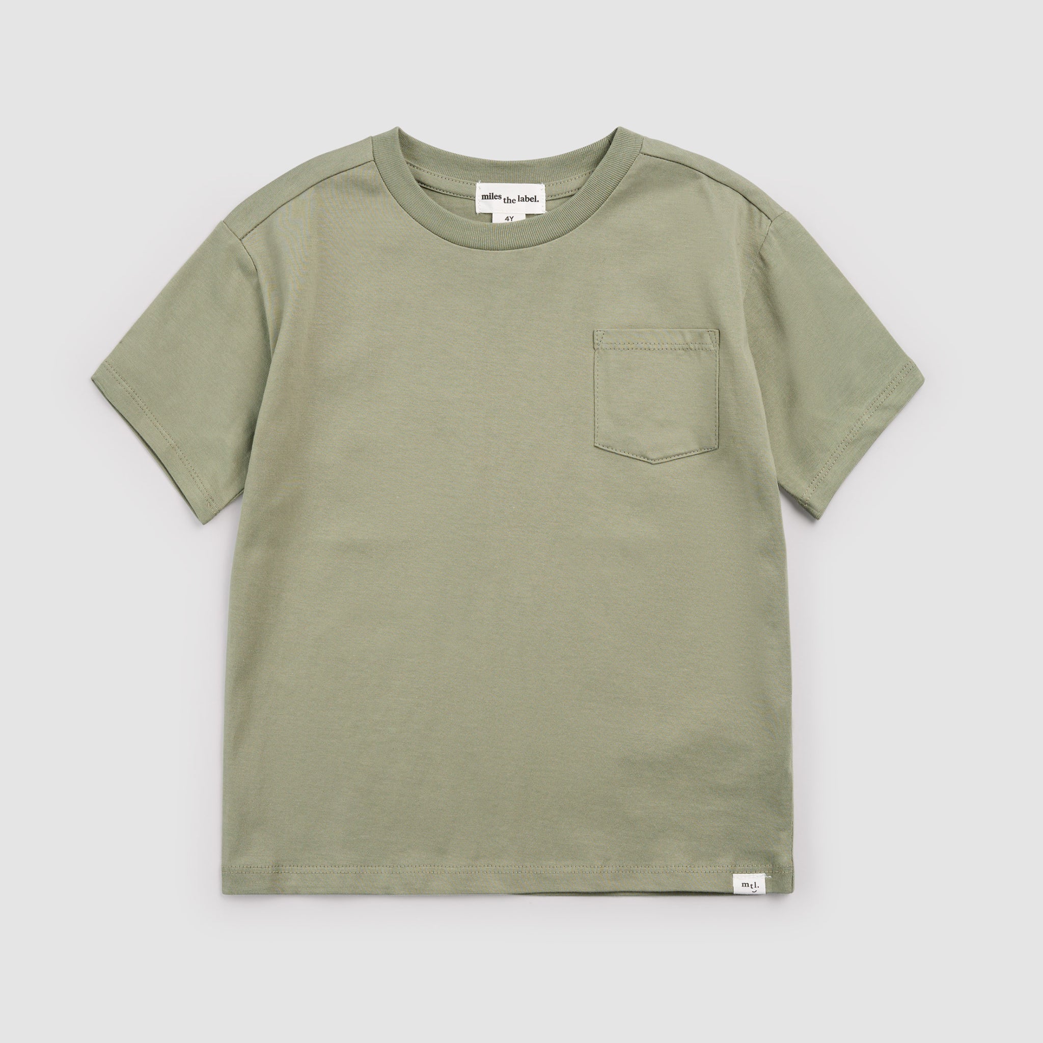 Sage Miles Basics Pocket Tee – miles the label