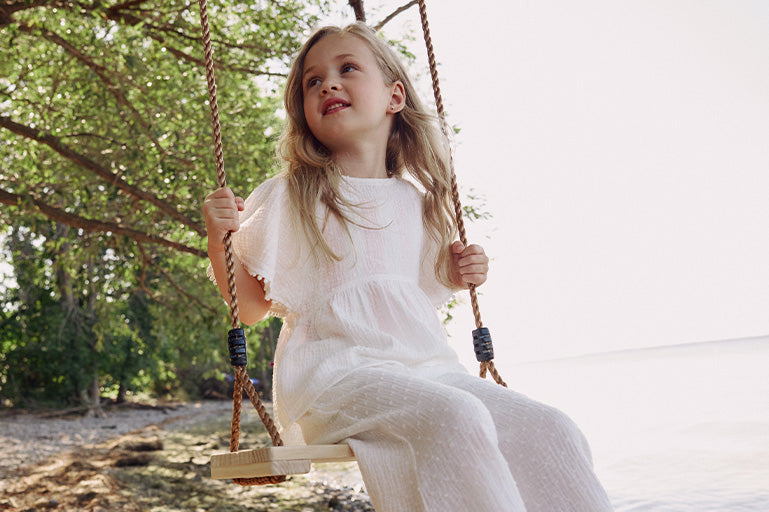 Rosewood & Navy Stripe Seersucker Jumpsuit – miles the label