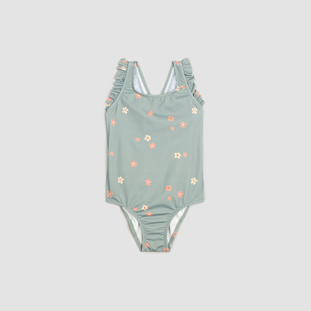 Miles Kids Swimsuit - Dusty Green main image 1